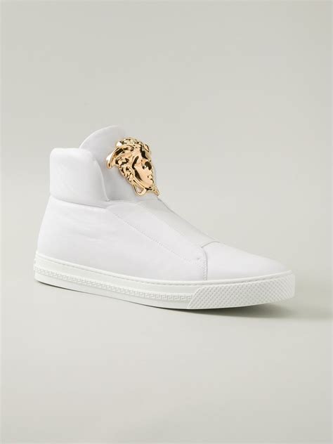 versace white shoes